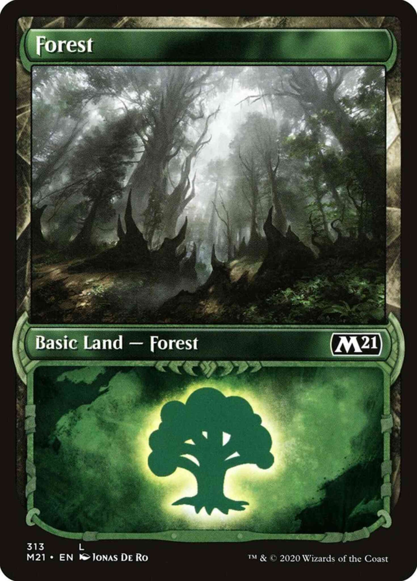 Forest [313] [Showcase] [Core Set 2021] [Non-Foil]
