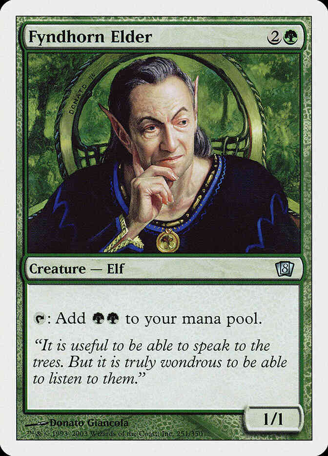 Fyndhorn Elder [251] [Eighth Edition] [Non-Foil]
