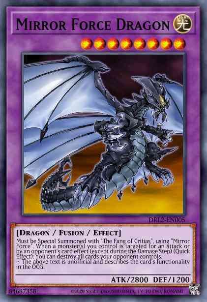Mirror Force Dragon - DRL2-EN005 - Secret Rare - 1st Edition