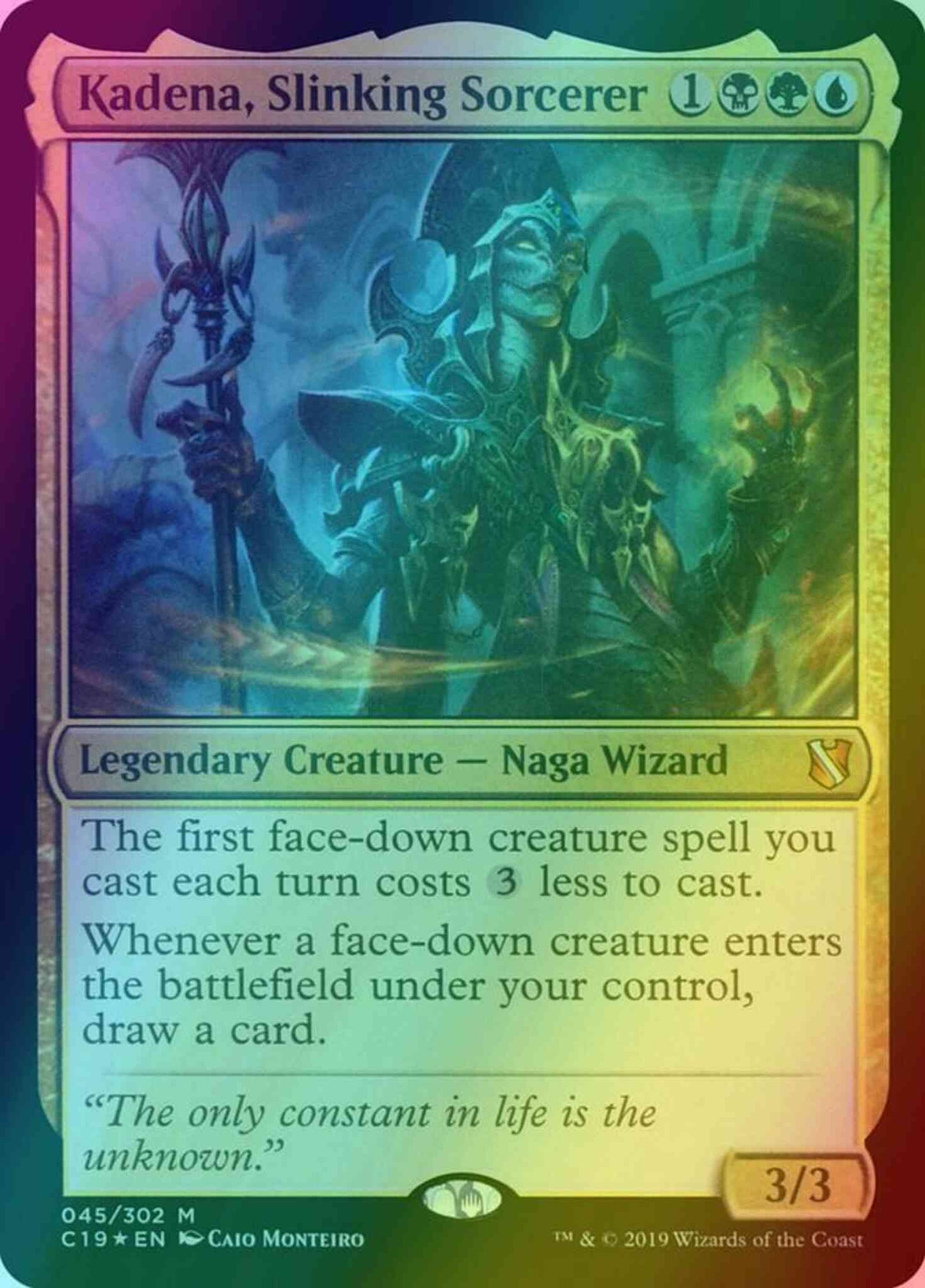 Kadena, Slinking Sorcerer [45] [Commander 2019] [Foil]