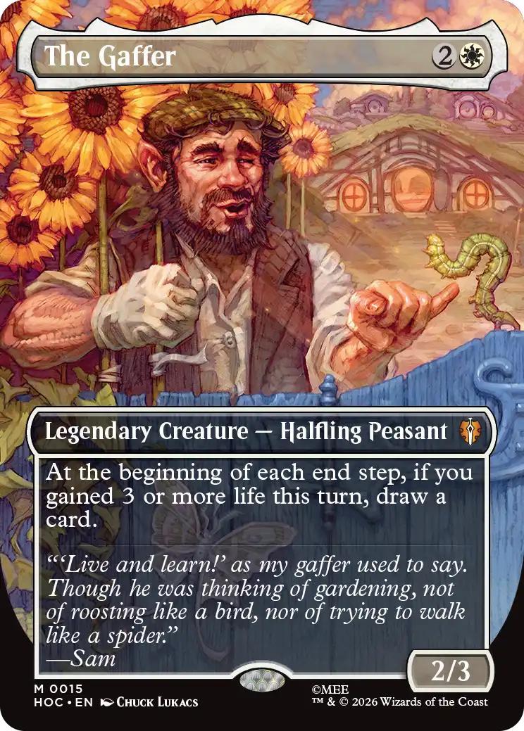 The Gaffer [15] [Borderless] [Classic Artist] [The Hobbit: Commander] [Non-Foil]