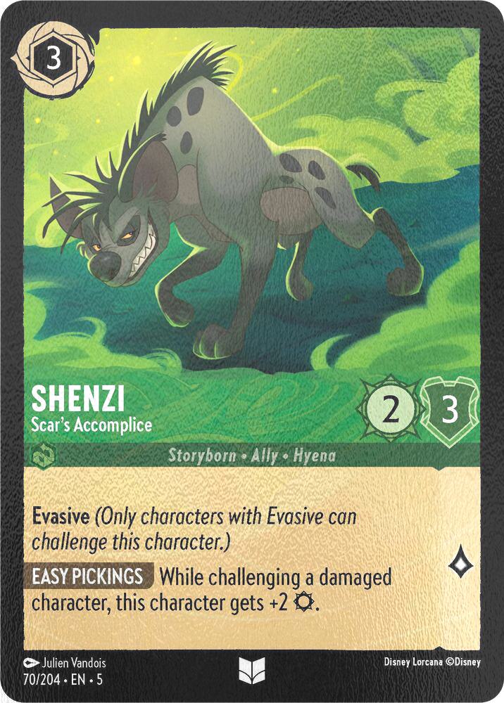 Shenzi - Scar's Accomplice - 70/204 [Shimmering Skies] [Cold Foil]