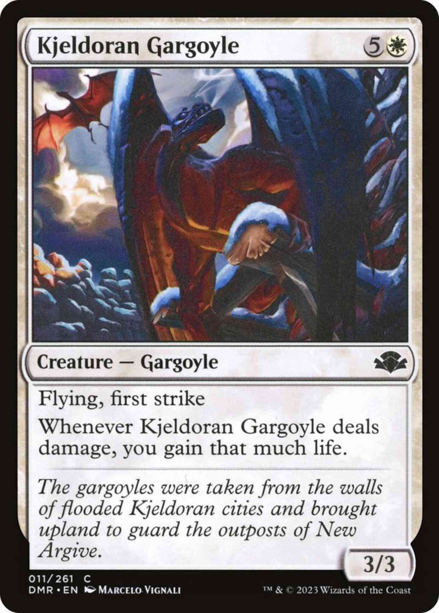 Kjeldoran Gargoyle [11] [Dominaria Remastered] [Non-Foil]