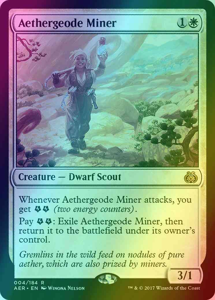 Aethergeode Miner [4] [Aether Revolt] [Foil]