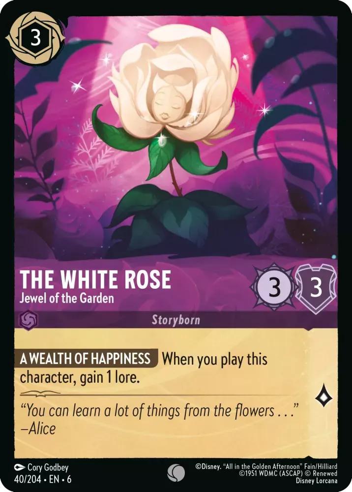 The White Rose - Jewel of the Garden - 40/204 [Azurite Sea] [Non-Foil]
