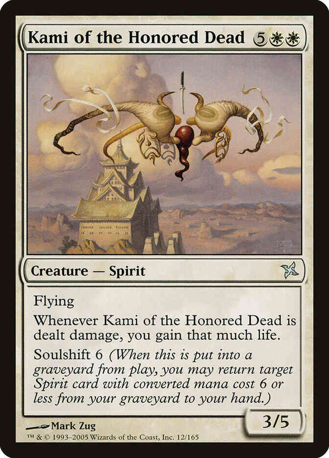 Kami of the Honored Dead [12] [Betrayers of Kamigawa] [Non-Foil]