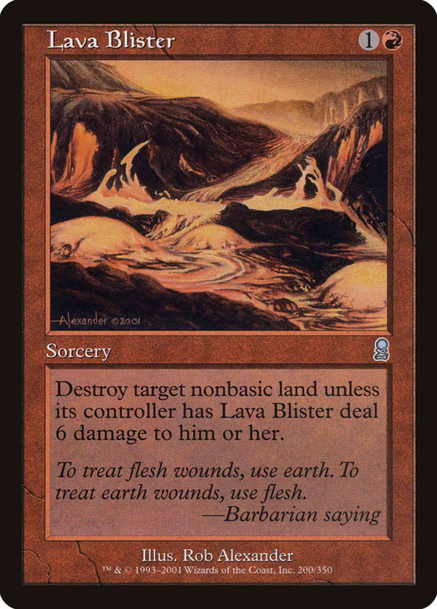 Lava Blister [200] [Odyssey] [Non-Foil]