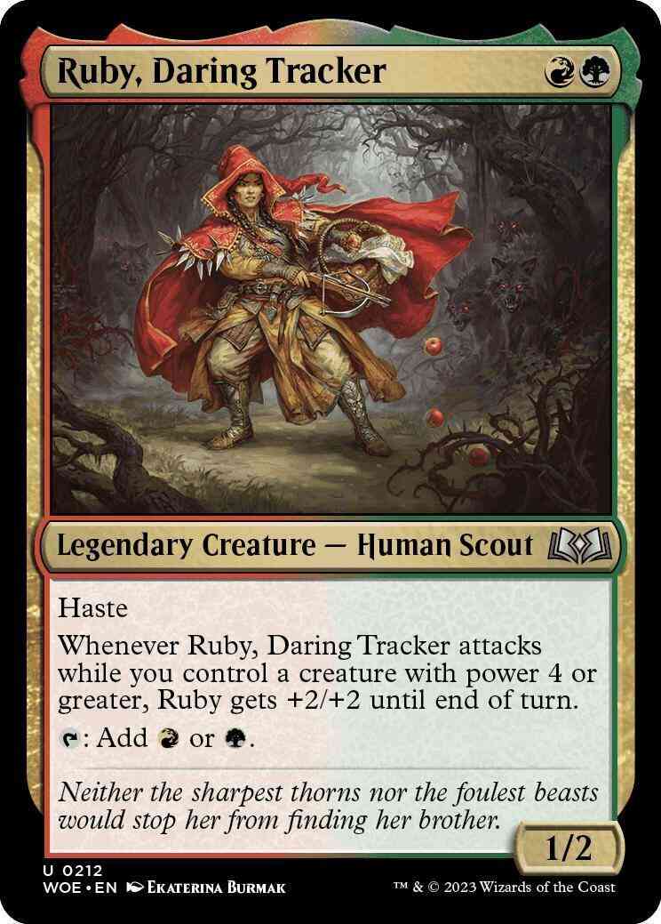 Ruby, Daring Tracker [212] [Wilds of Eldraine] [Non-Foil]