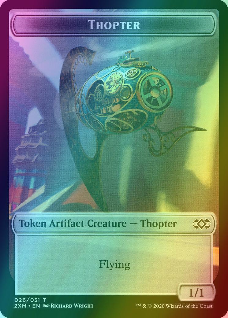 Squirrel Token (18) // Thopter Token (26) [Double Masters Tokens] [Foil]