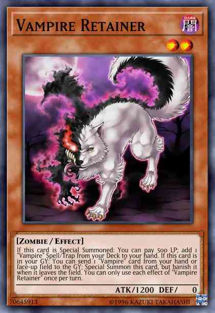 Vampire Retainer - DASA-EN002 - Super Rare - 1st Edition