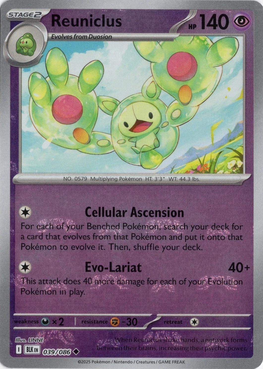 Reuniclus - Master Ball Pattern - 039/086 - Uncommon [sv105b-039] [Reverse Holo]