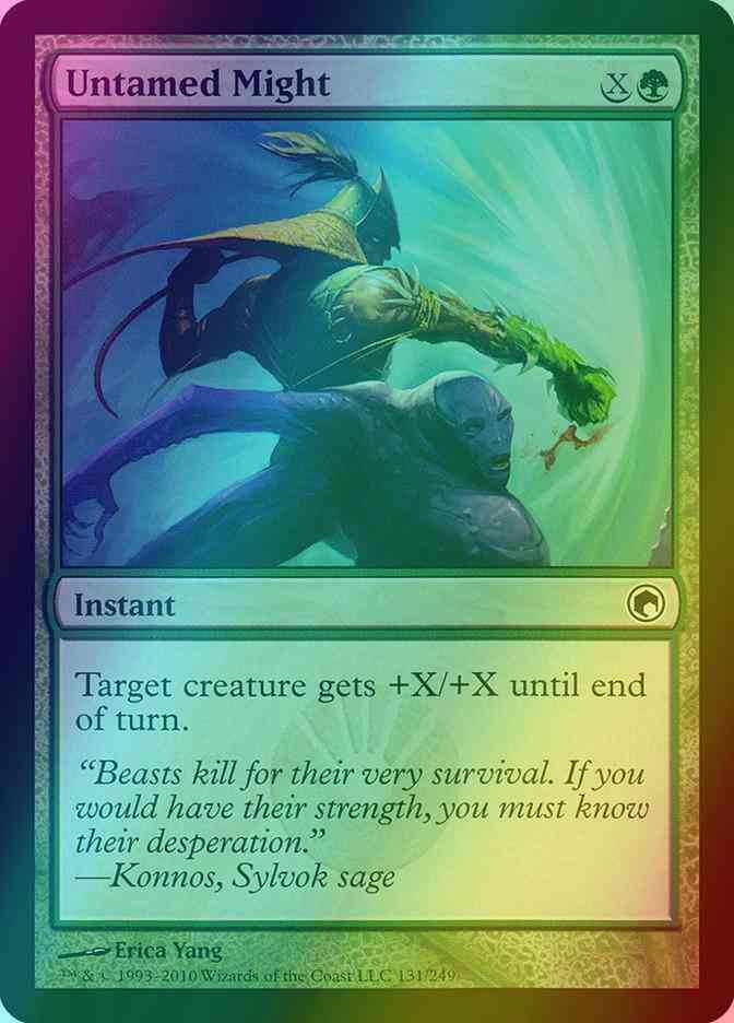 Untamed Might [131] [Scars Of Mirrodin] [Foil]