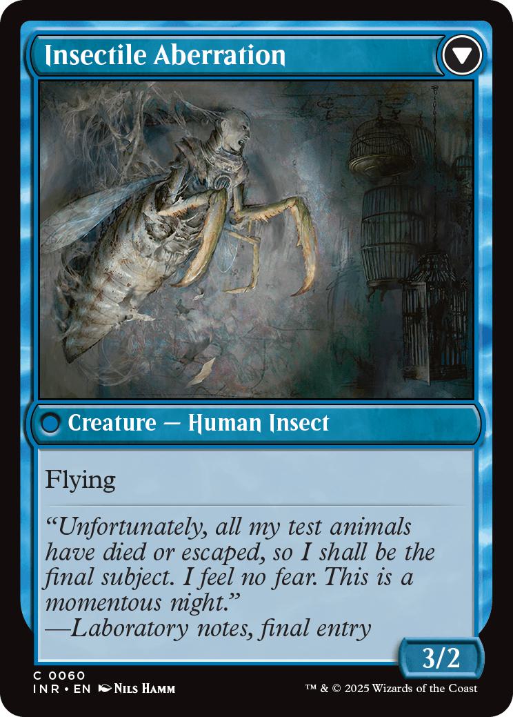 Delver of Secrets // Insectile Aberration [60] [Innistrad Remastered] [Non-Foil]