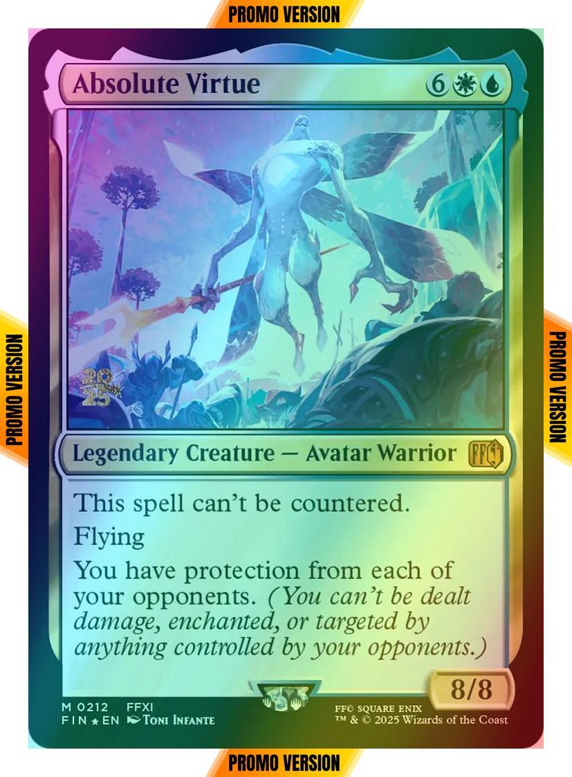 Absolute Virtue [212s] [Prerelease] [FINAL FANTASY: Promos] [Foil]