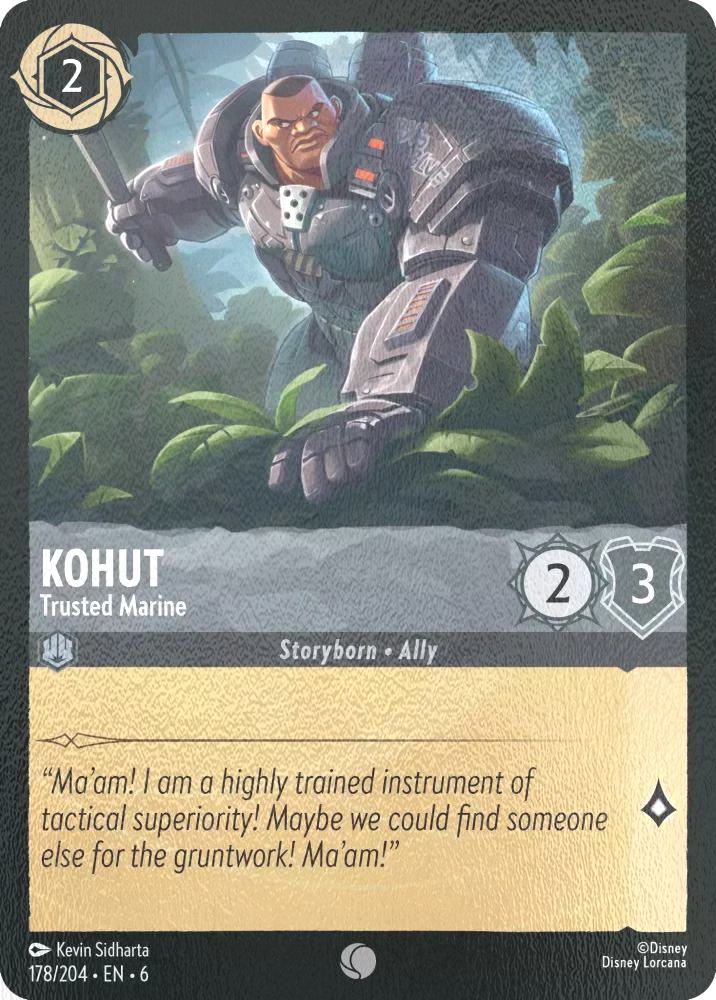 Kohut - Trusted Marine - 178/204 [Azurite Sea] [Cold Foil]