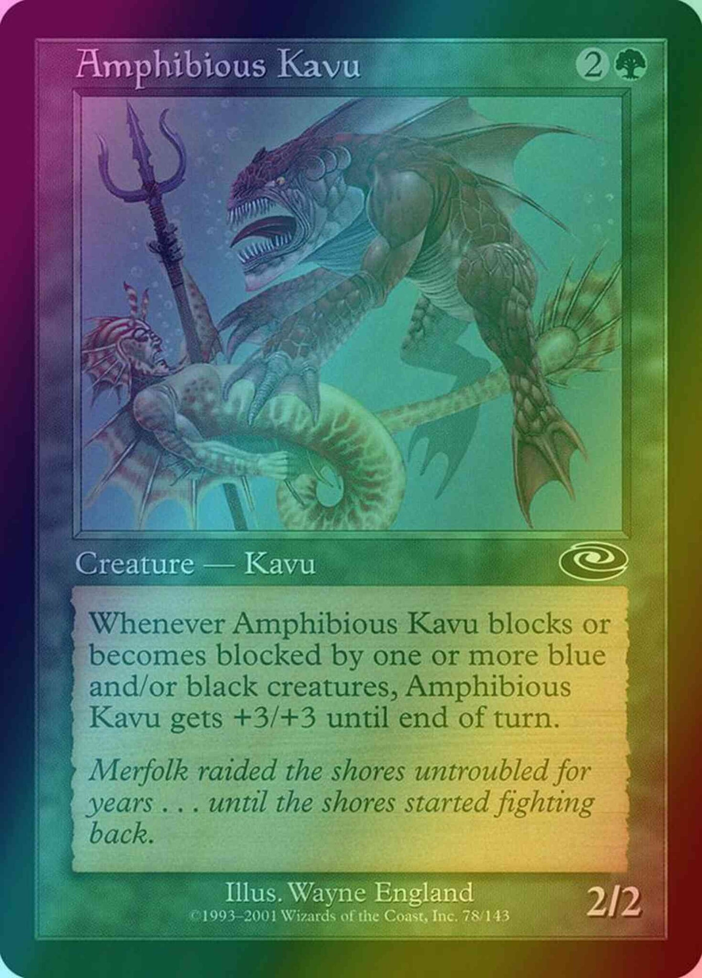 Amphibious Kavu [78] [Planeshift] [Foil]