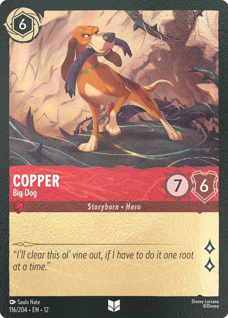 Copper - Big Dog - 116/204 [Wilds Unknown] [Cold Foil]