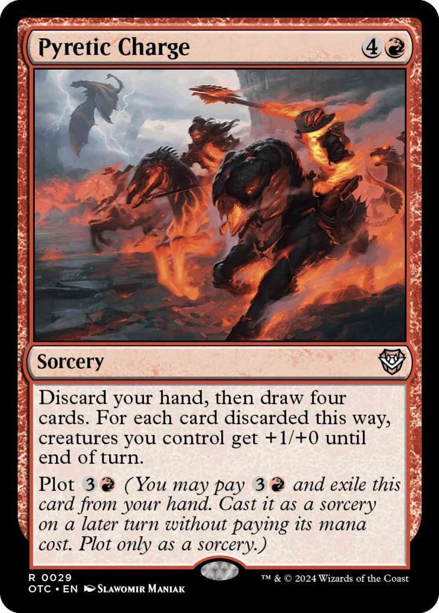 Pyretic Charge [29] [Outlaws of Thunder Junction: Commander] [Non-Foil]