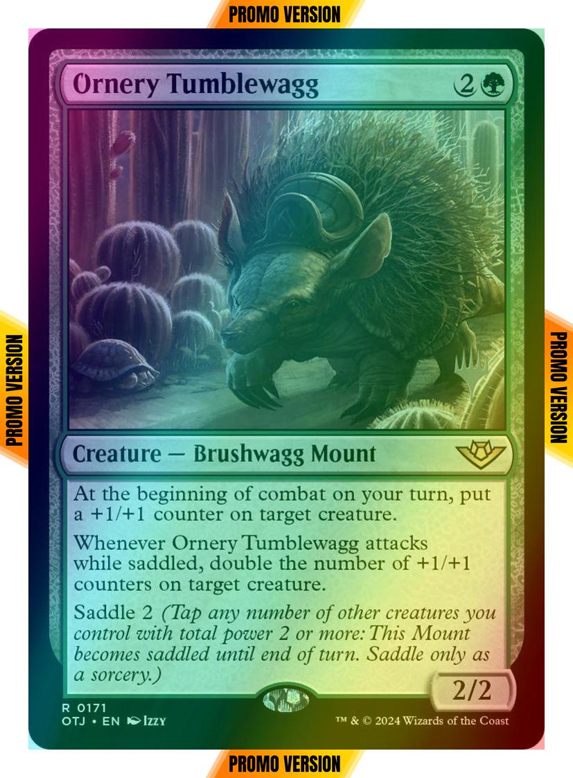 Ornery Tumblewagg [171p] [Promo Pack] [Outlaws of Thunder Junction: Promos] [Foil]