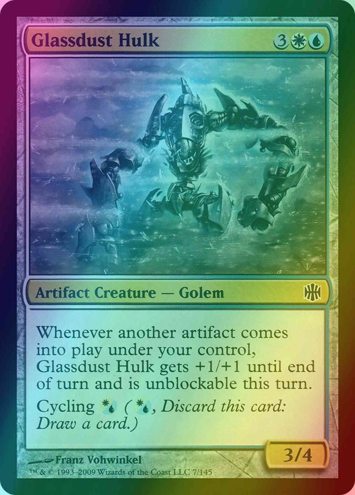 Glassdust Hulk [7] [Alara Reborn] [Foil]