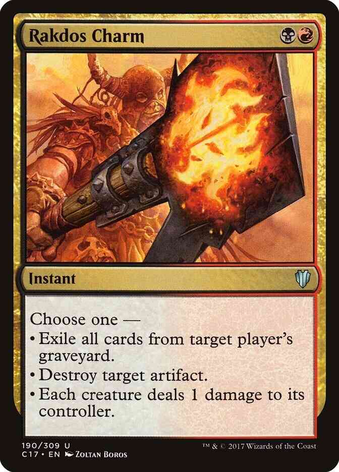 Rakdos Charm [190] [Commander 2017] [Non-Foil]