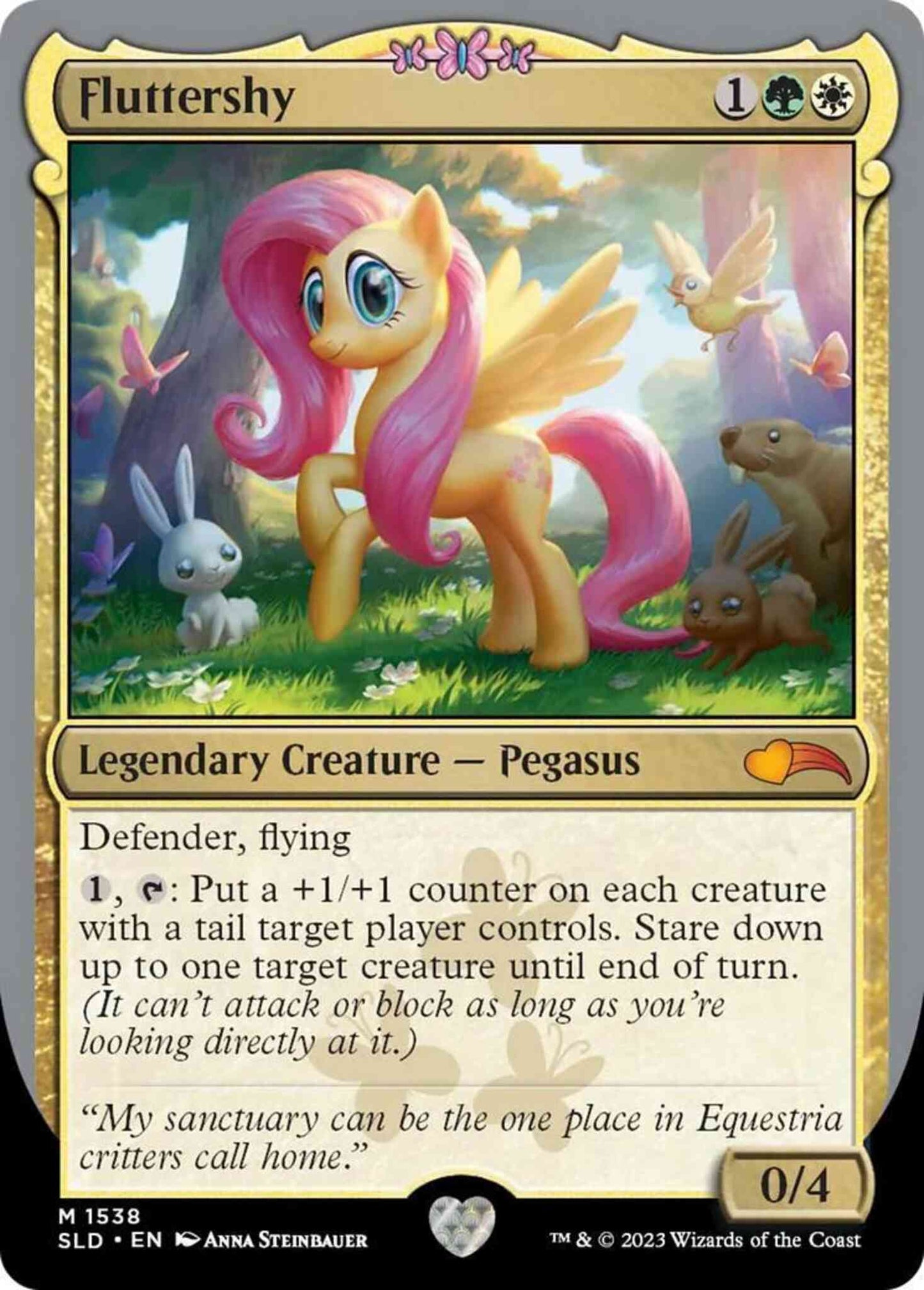 Fluttershy [1538] [Ponies: The Galloping 2] [Secret Lair Drop] [Non-Foil]