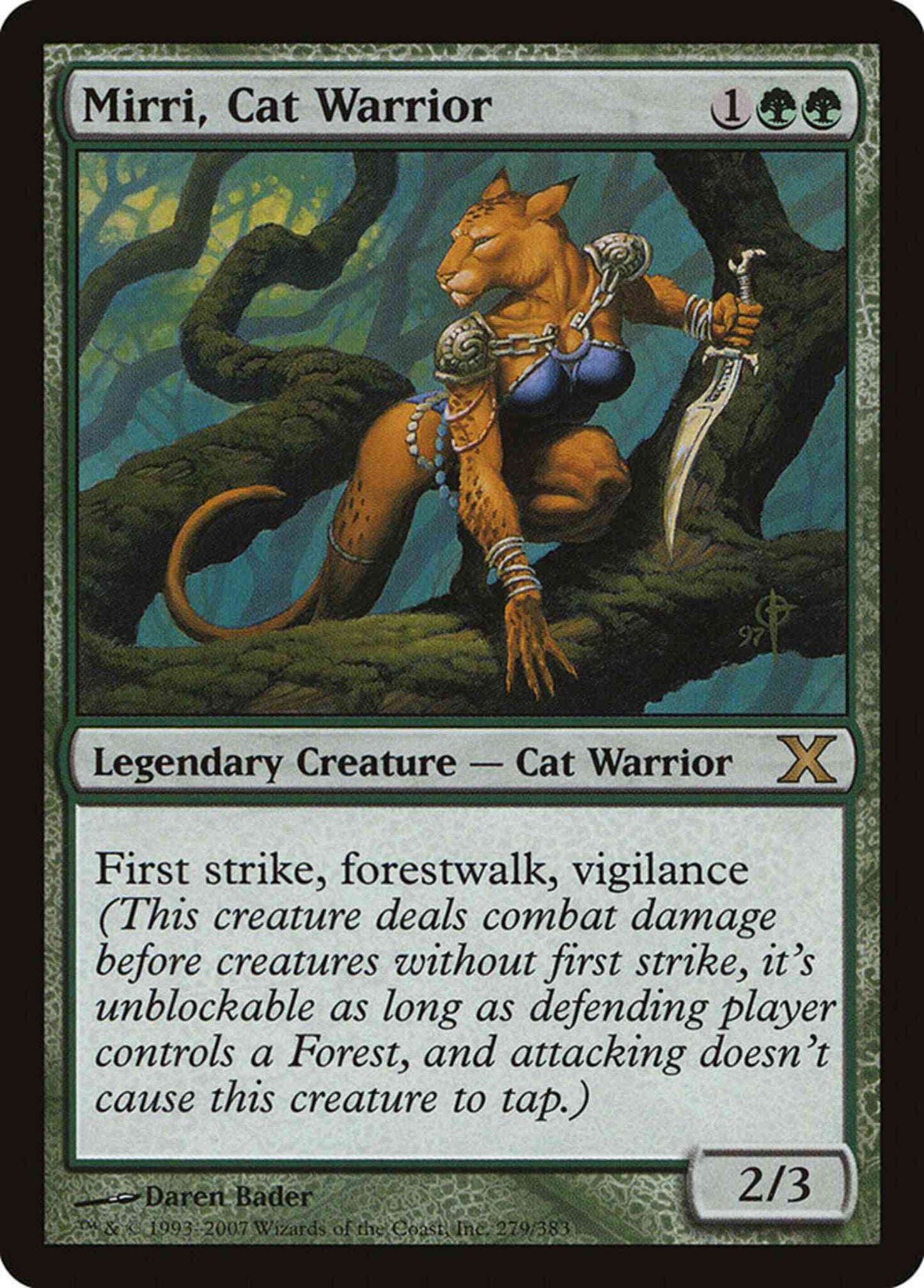 Mirri, Cat Warrior [279] [Tenth Edition] [Non-Foil]