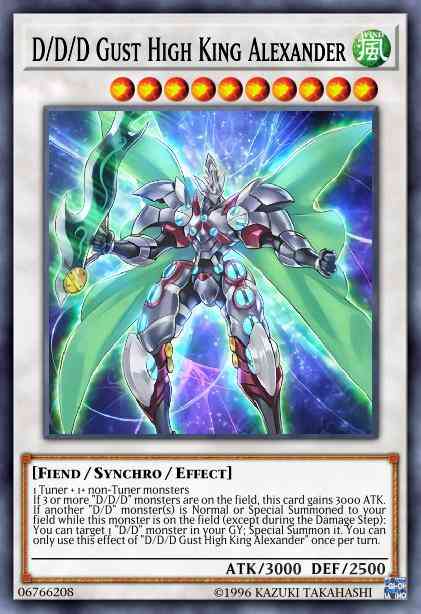 D/D/D Gust High King Alexander - COTD-EN040 - Rare - 1st Edition