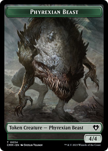 Eldrazi Token (01) // Phyrexian Beast Token (34) [Commander Masters: Tokens] [Non-Foil]