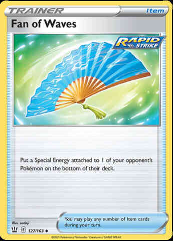 Fan of Waves - 127/163 - Uncommon [swsh5-127] [Non-Holo]