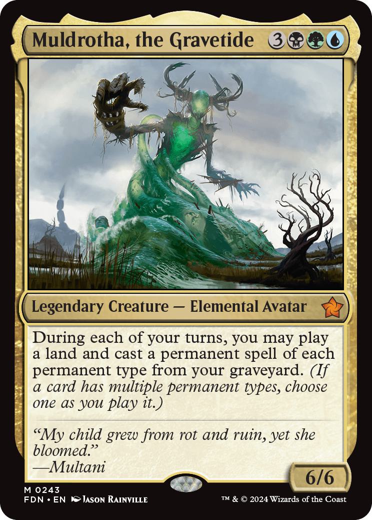 Muldrotha, the Gravetide [243] [Foundations] [Non-Foil]