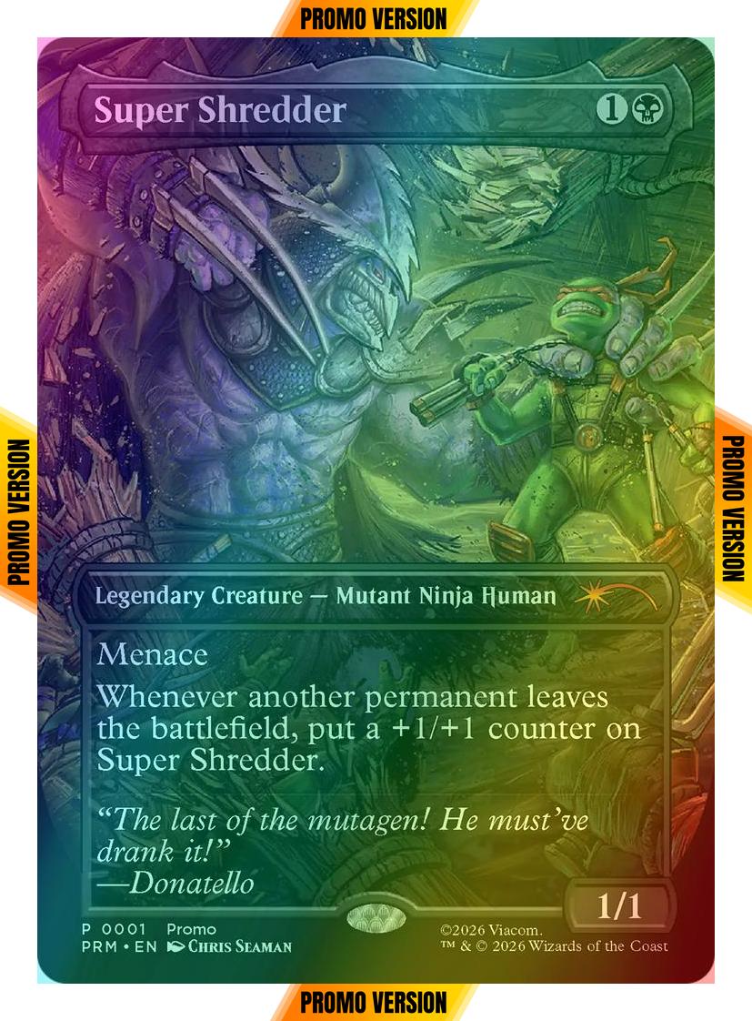 Super Shredder [9] [Borderless] [PRM-0001] [Spotlight Series] [Foil]