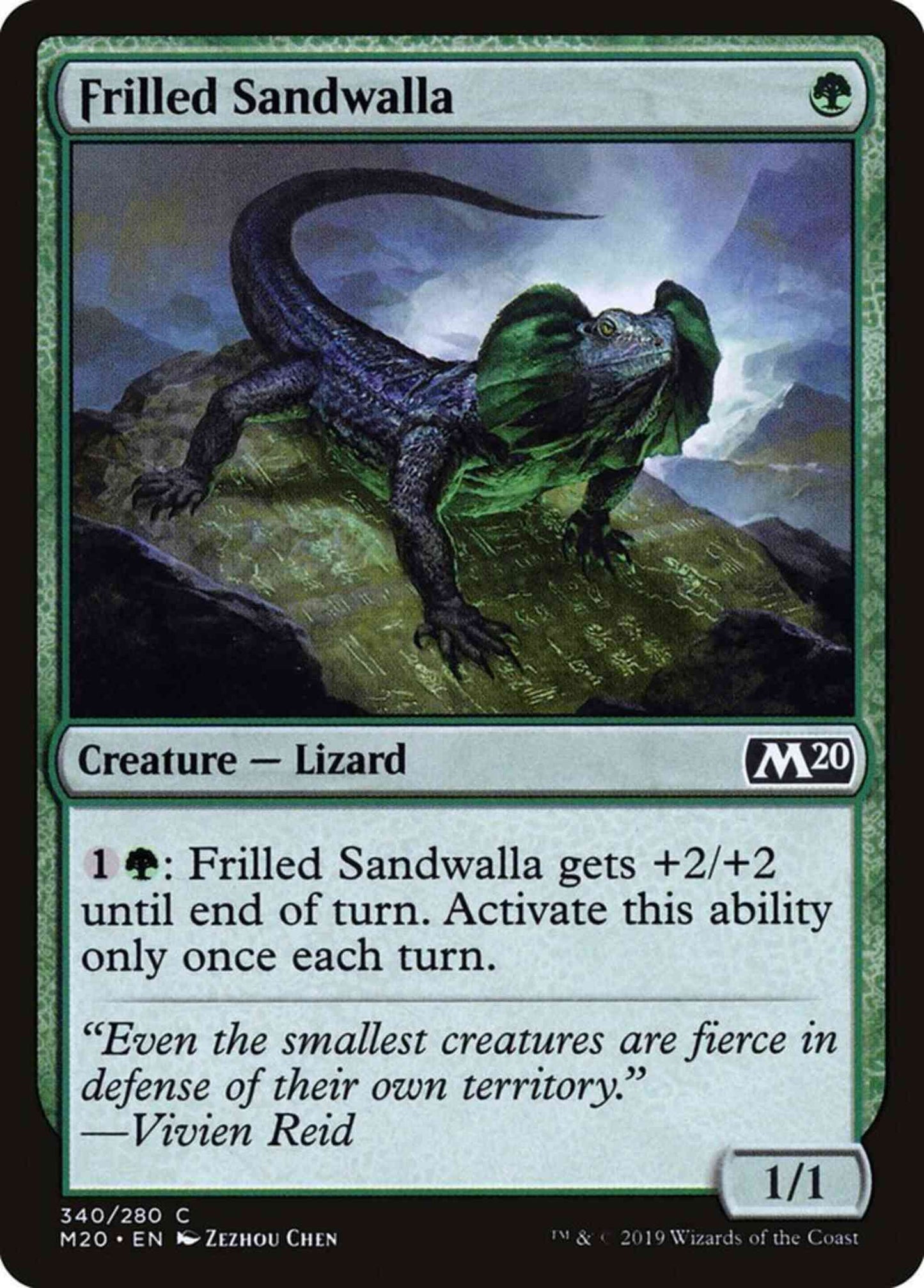 Frilled Sandwalla [340] [Welcome Deck Exclusive] [Core Set 2020] [Non-Foil]