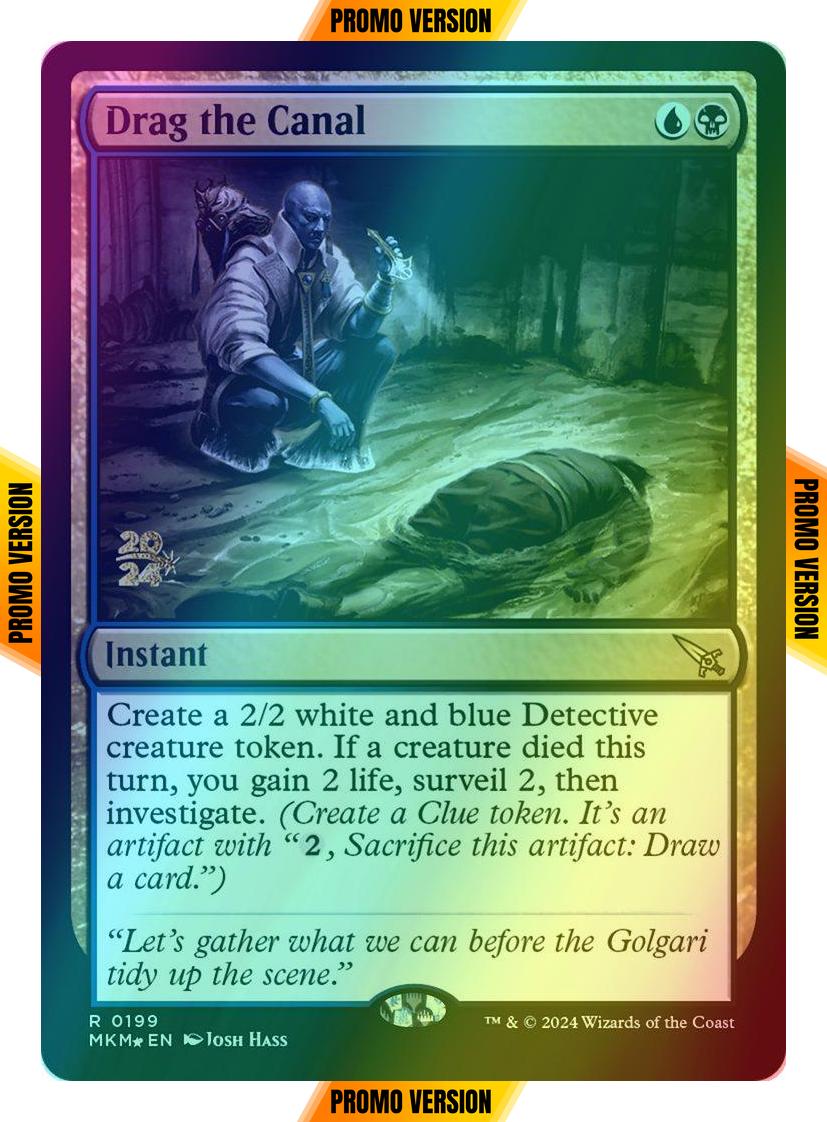 Drag the Canal [199s] [Prerelease] [Murders at Karlov Manor: Promos] [Foil]