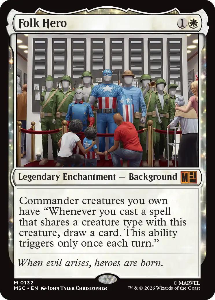 Folk Hero [132] [Marvel Super Heroes: Commander] [Non-Foil]