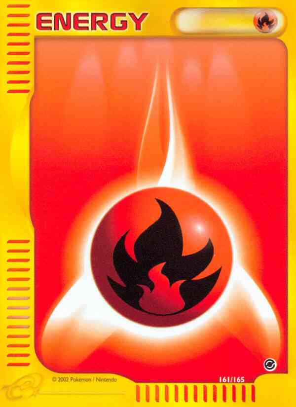 Fire Energy - 161/165 - Common [ecard1-161] [Non-Holo]