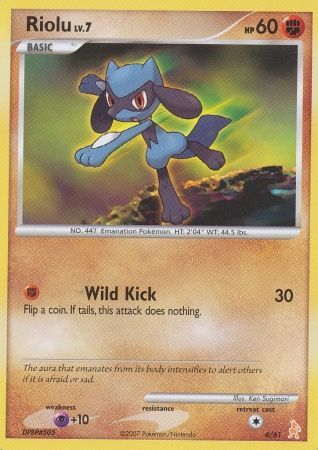 Riolu - 6/61 - Common [Non-Holo]