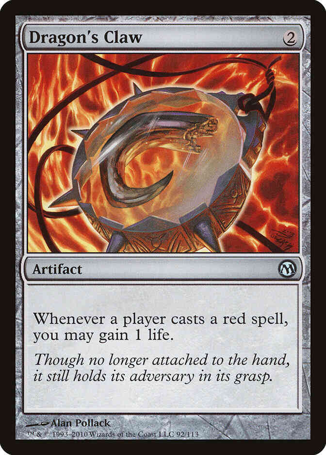 Dragon's Claw [92] [Duels of the Planeswalkers] [Non-Foil]