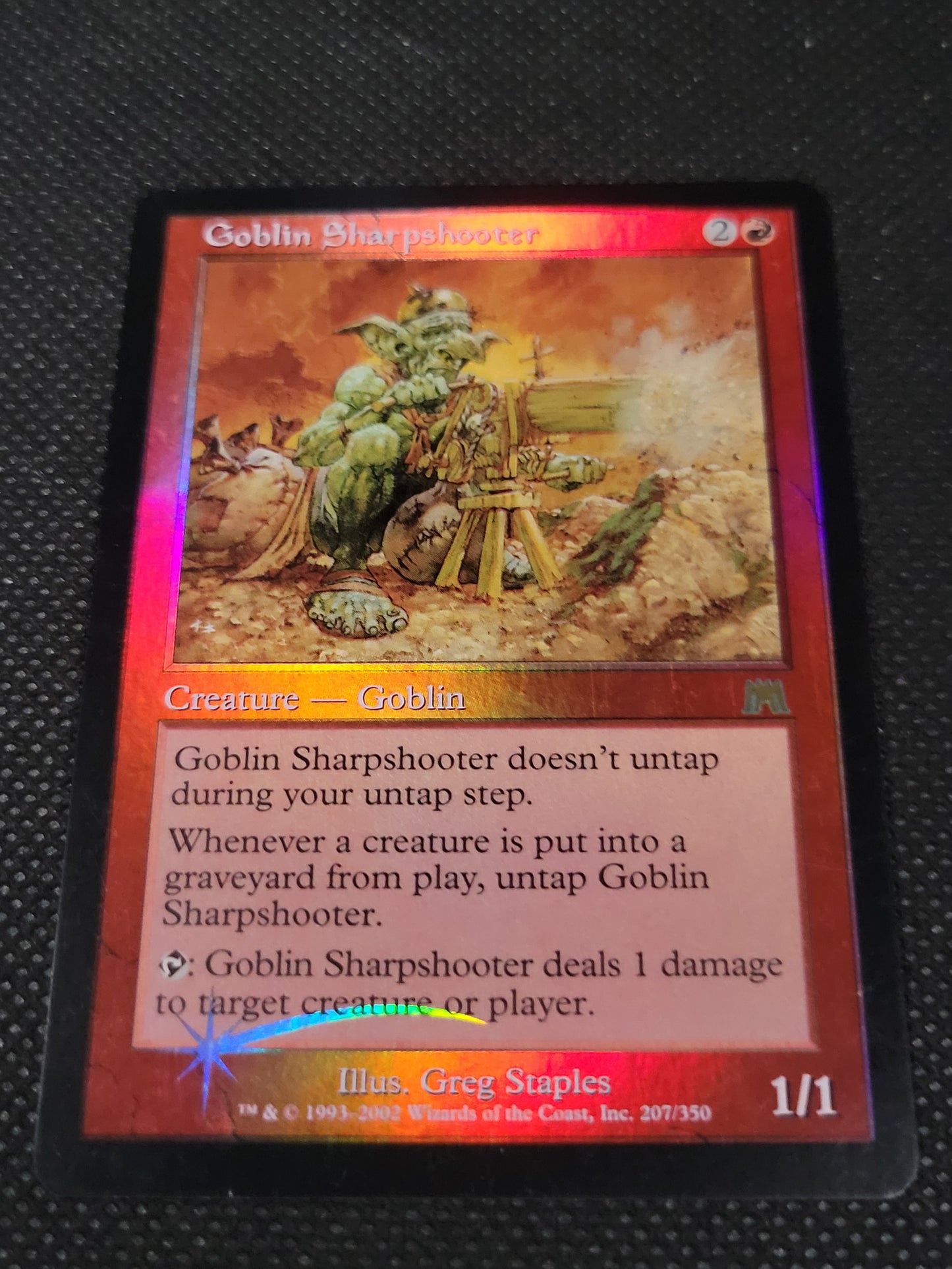 Goblin Sharpshooter — Damaged|Foil — ID 17288