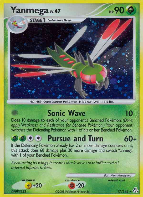 Yanmega - 17/146 - Rare Holo [dp6-17] [Holo]
