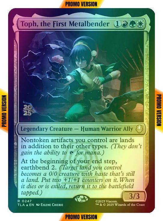 Toph, the First Metalbender [247s] [Prerelease] [Avatar: The Last Airbender: Promos] [Foil]