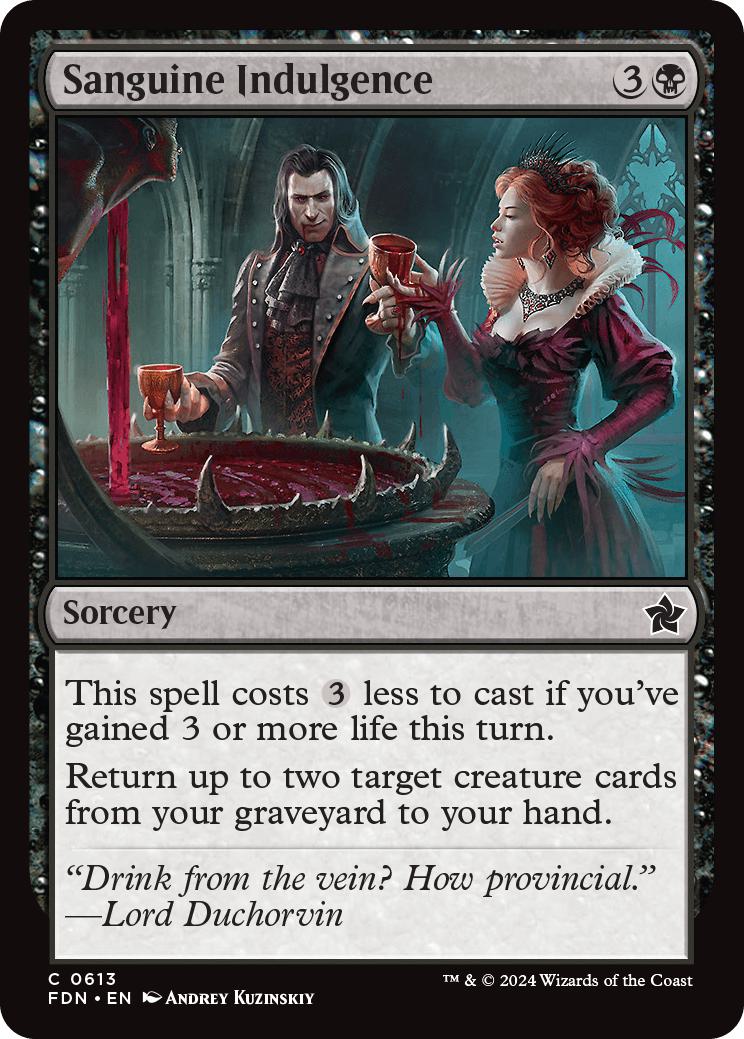 Sanguine Indulgence [613] [Foundations] [Non-Foil]