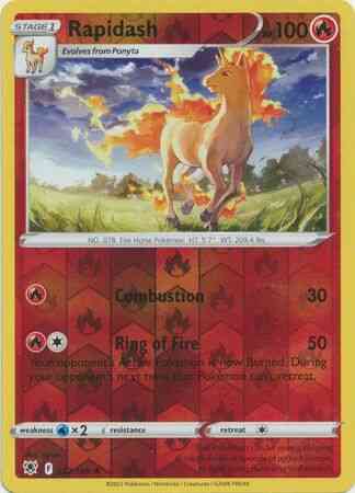 Rapidash - 022/189 - Rare [swsh10-022] [Reverse Holo]