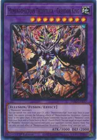 Mementomictlan Tecuhtlica - Creation King - INFO-EN037 - Super Rare - 1st Edition