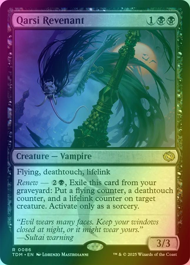 Qarsi Revenant [86] [Tarkir: Dragonstorm] [Foil]