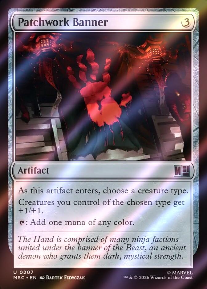 Patchwork Banner [207] [Marvel Super Heroes: Commander] [Surge Foil]