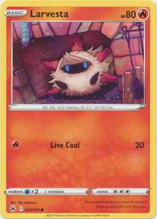 Larvesta - 024/159 - Common [swsh125-024] [Non-Holo]