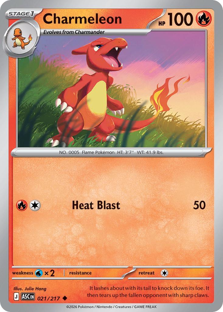 Charmeleon - 021/217 - Uncommon [me025-021] [Non-Holo]