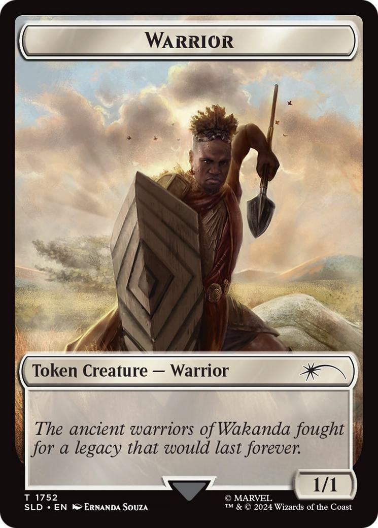 Warrior Token [1752] [Marvel's Black Panther] [Secret Lair Drop] [Non-Foil]