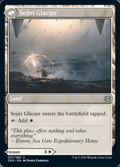 Sejiri Shelter // Sejiri Glacier [37] [Zendikar Rising] [Non-Foil]